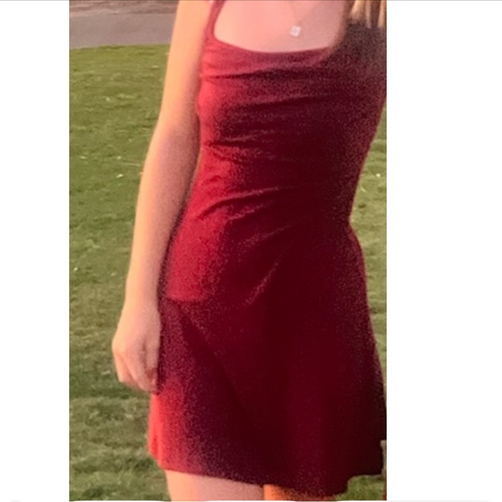 Elegant Red Women's Dress